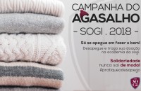 Campanha do agasalho Sogi 2018 - Chegou a hora de doar casacos e cobertores 