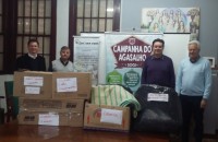 Sogi repassa donativos da Campanha do Agasalho para o grupo Ijuí sem Fome