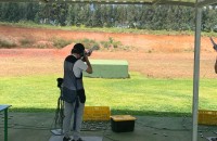 Atleta Vitor Lins durante a competição