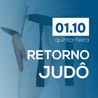 Aulas de Judô para adultos retornam em outubro