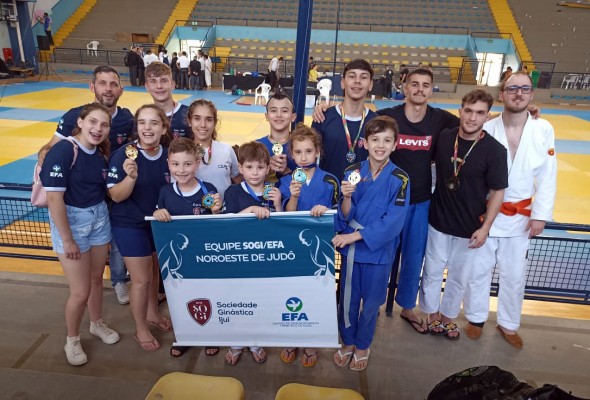 Equipe SOGI-EFA conquista 12 medalhas em campeonato estadual de judô