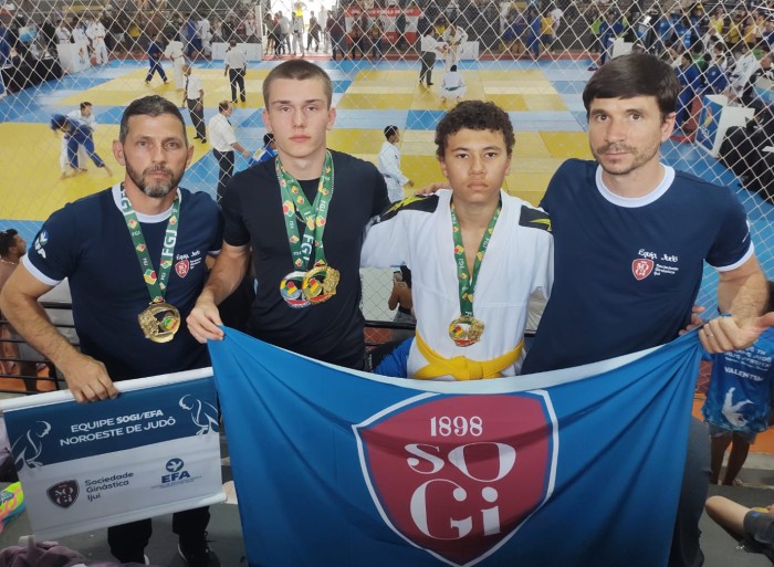 Judô SOGI/EFA sobe ao pódio em Taquari 